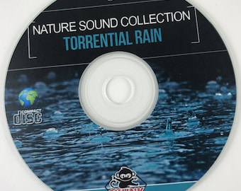 Nature Sounds Torrential Rain Relaxation Meditation Sleep Aid White Noise CD