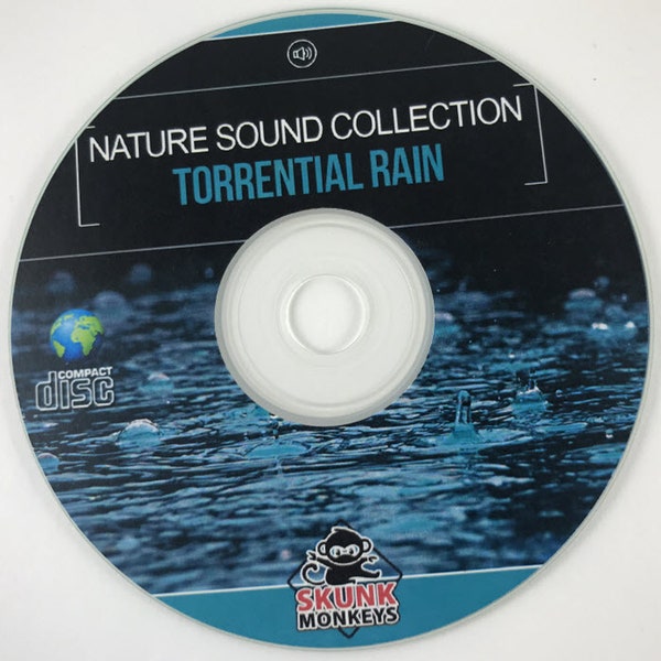 Nature Sounds Torrential Rain Relaxation Meditation Sleep Aid White Noise CD