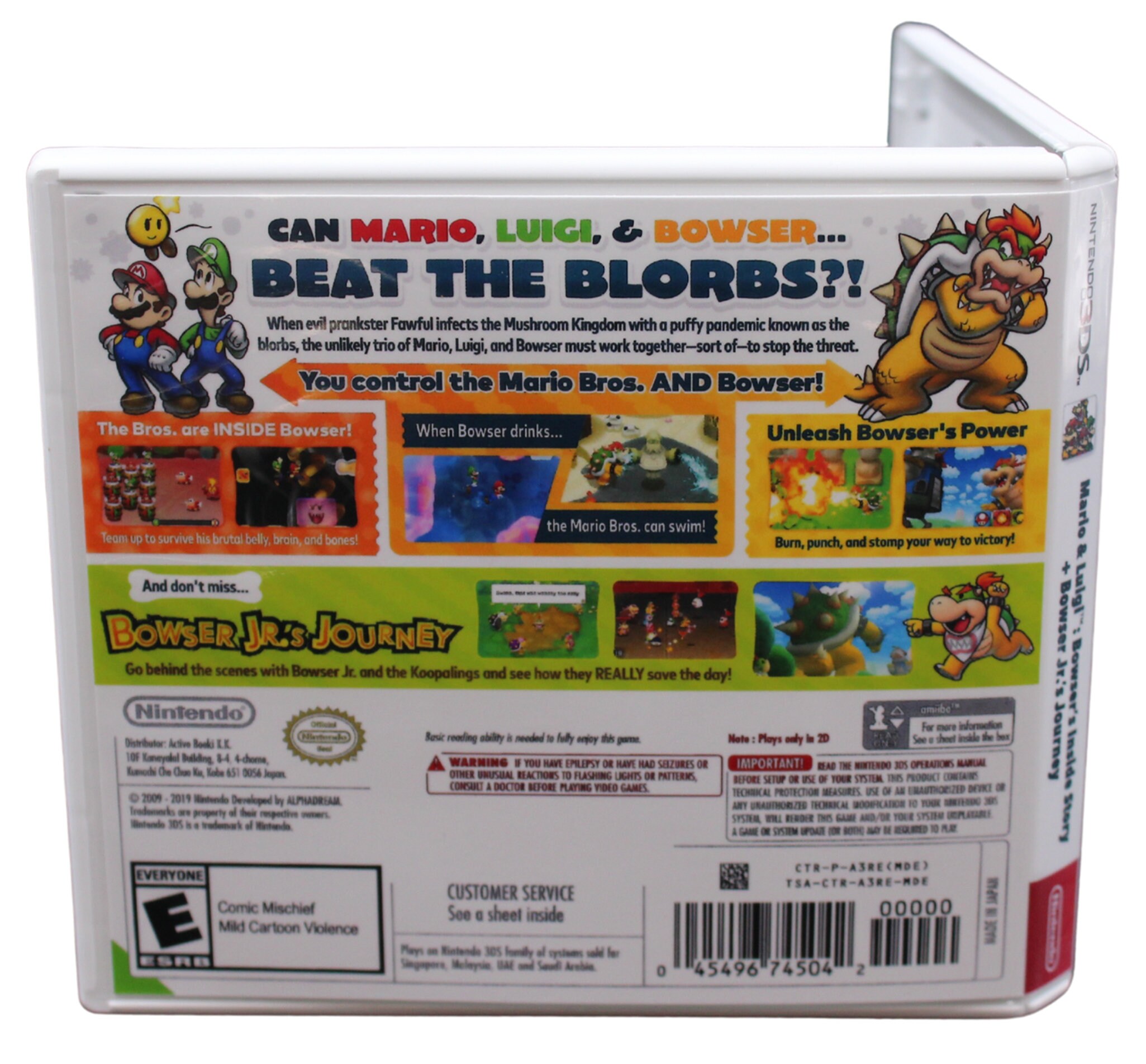 Mario and Luigi: Bowsers Inside Story Plus Bowser Jr.'s Journey - Nintendo  3DS, Nintendo 3DS