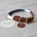 Black Ombre Rope Dog Collar - Adjustable Rope & Leather Dog Collar with Optional Leather ID Tag - Fashion Collar for Dogs and Cats 