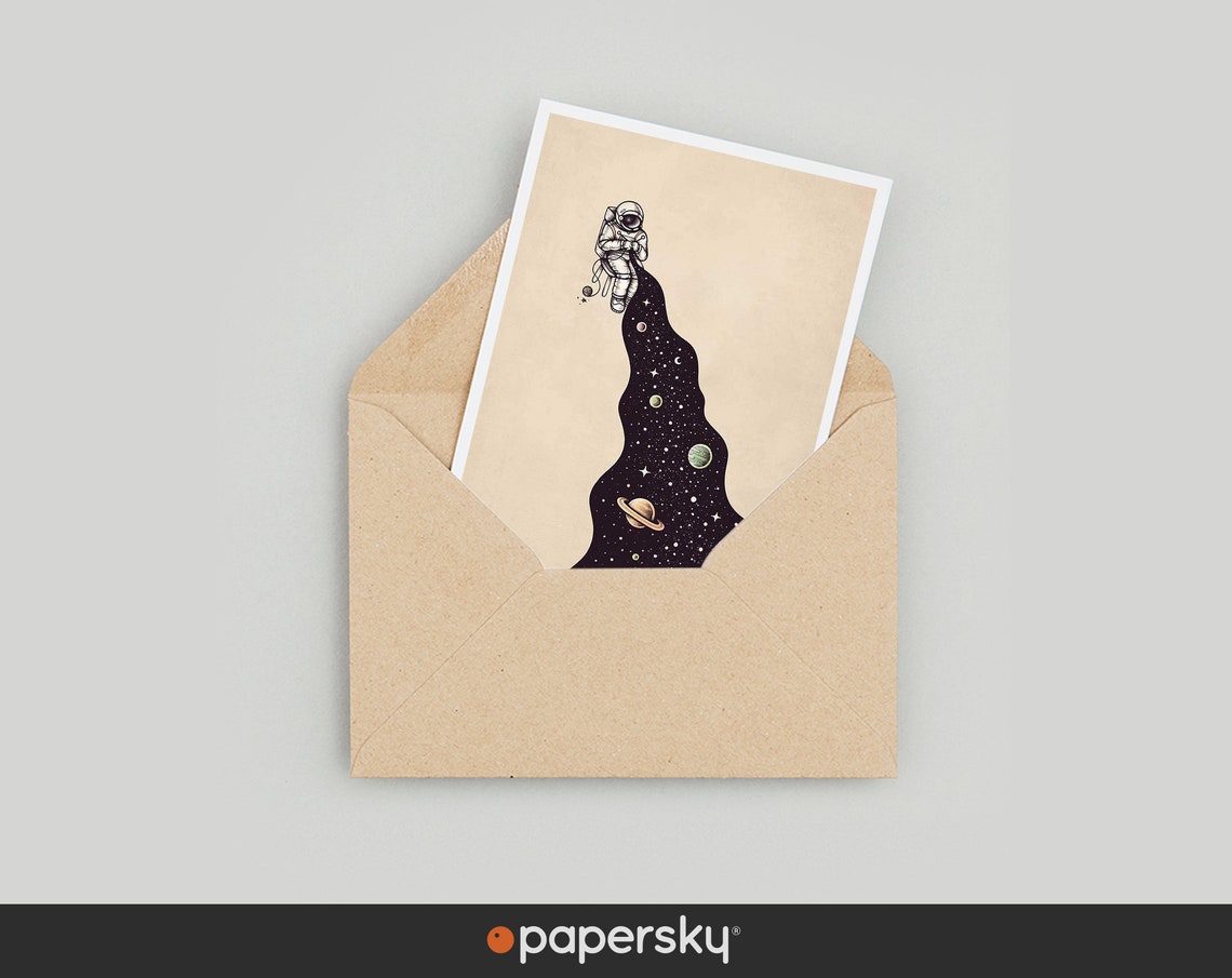 Astronomy and Universe Greeting Cards Pack Etsy