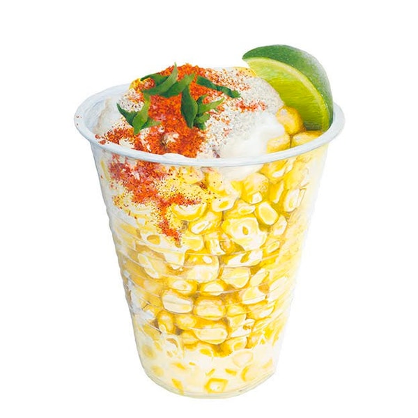 Corn in a Cup Etsy