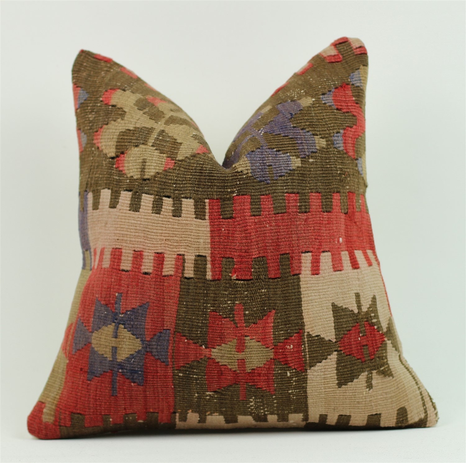 Boho Throw Pillow Kilim Lumbar Pillow Boho Scatter Cushion Etsy