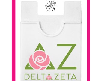 Alpha Sigma Alpha Glitter Koala Pouch - Adhesive