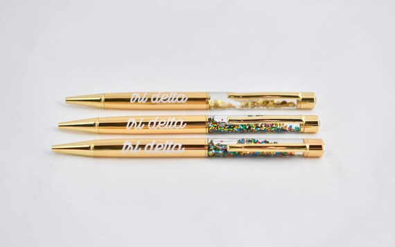 Glitter Pens, Floating Glitter Pens, Pretty Pens, Sparkly Pens, Planner  Pens, Journal Pens, Silver Sparkles 