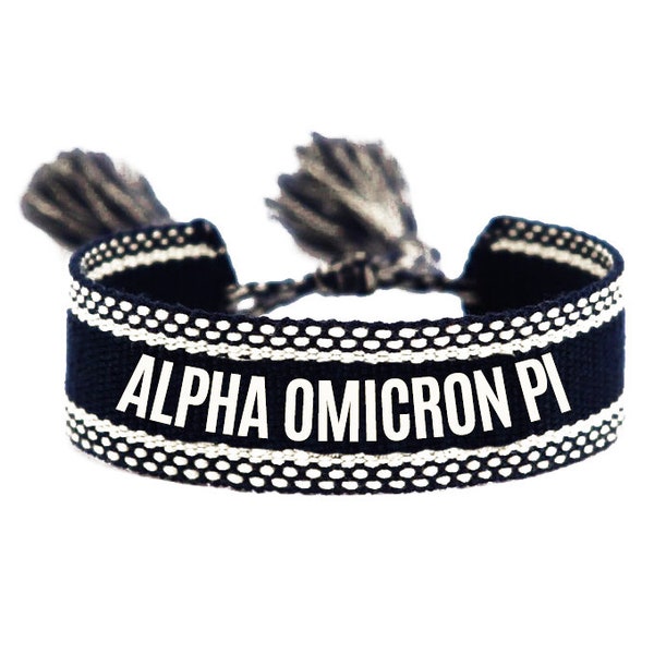 Alpha Omicron Pi Gold Bracelet main image 1