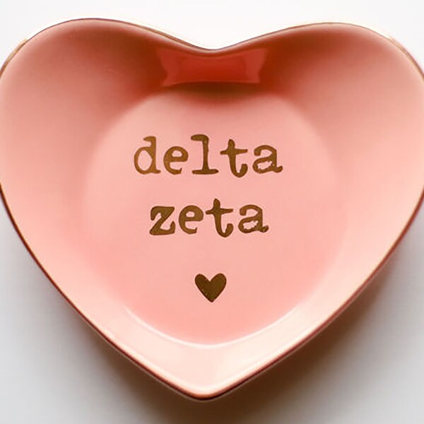 Delta Zeta Ring Dish