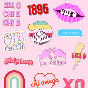 Love Theme Sticker Sheet- Sorority – Paddle Tramps