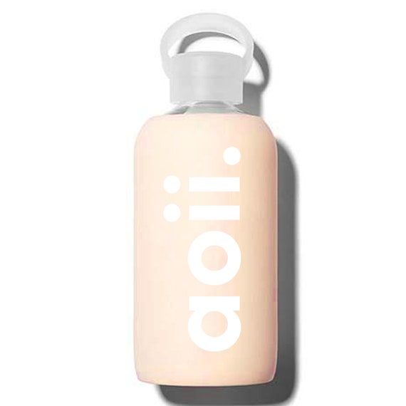 16oz Glass Water Bottle with Silicone Sleeve