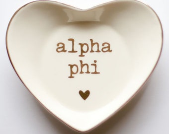 Alpha Phi Ring Dish