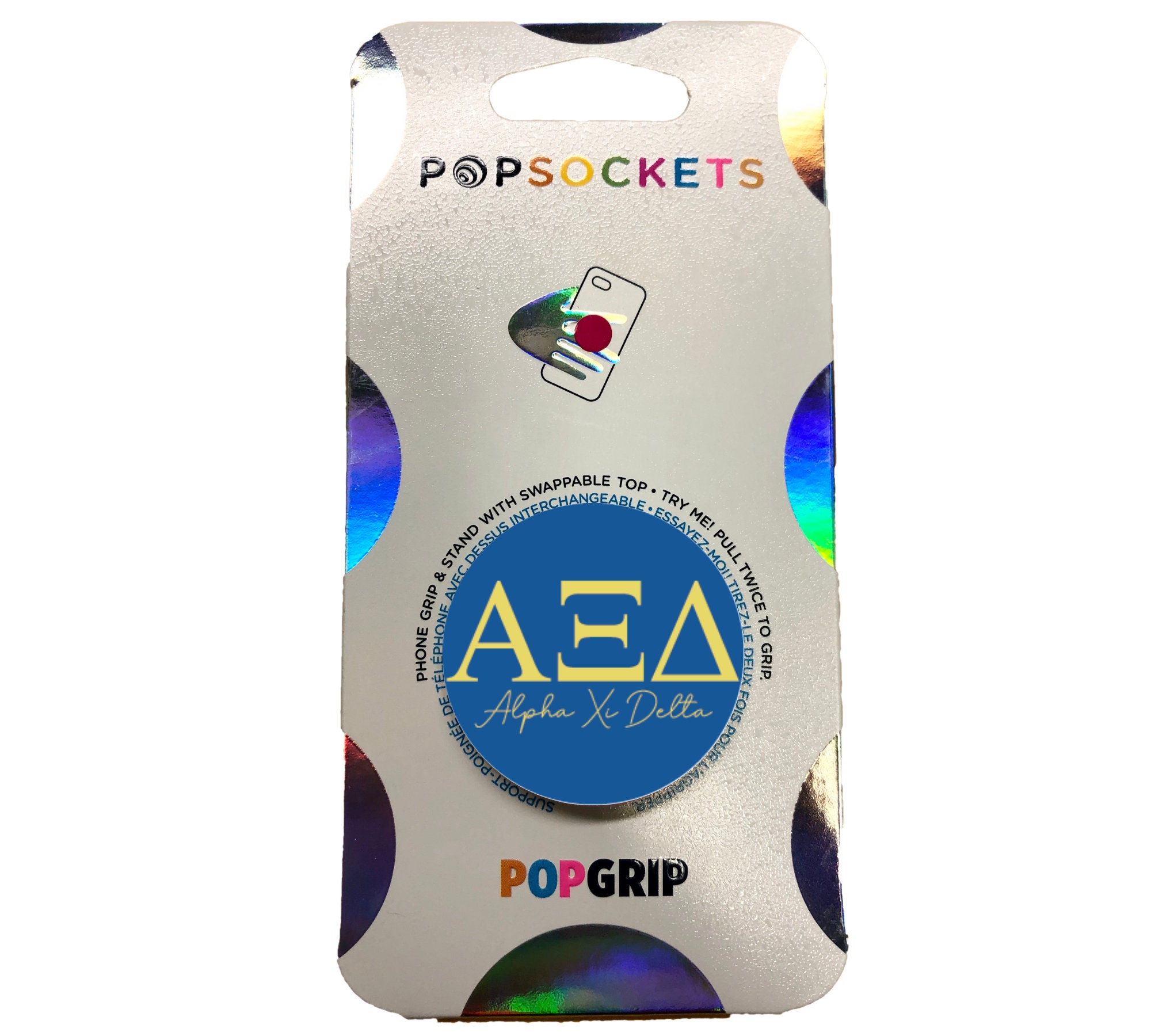 Sorority Shop Alpha Xi Delta - Koala Pouch - Logo Design, Adhesive Cell  Phone Wallet