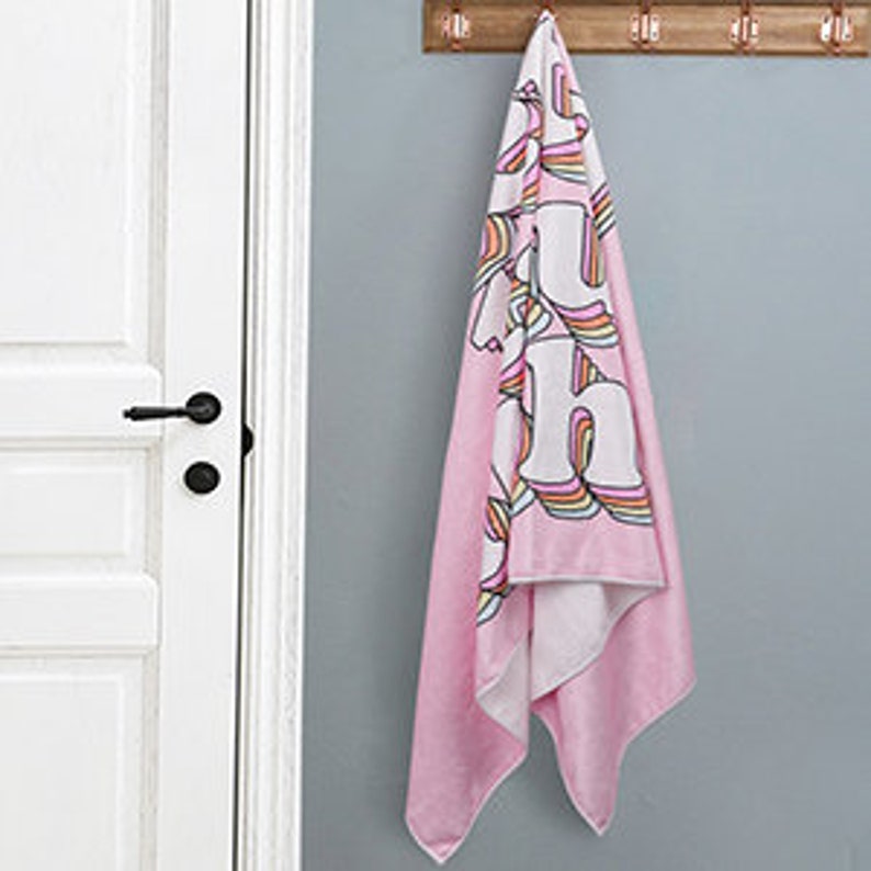 Alpha Phi Sorority Retro Beach Towel - Extra Large Microfiber Plush Blanket - View #3