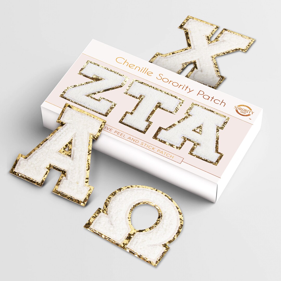 Zeta Tau Alpha Sorority Stick on Adhesive Patches Set of Etsy