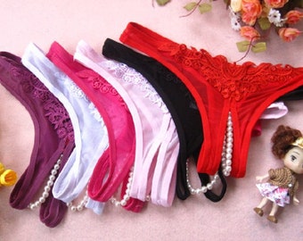 pearl bead panties