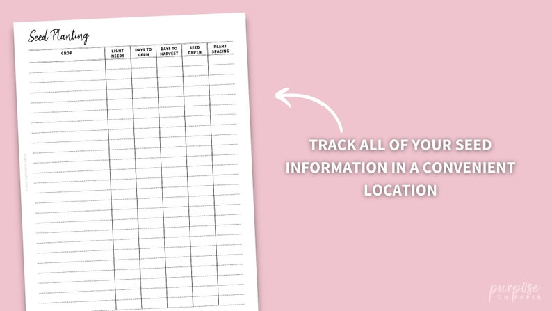 Garden Planner Letter Size Printable, Gardening Log, Garden Journal, Gardening Organizer, Gardening Binder, Planting Journal image 5