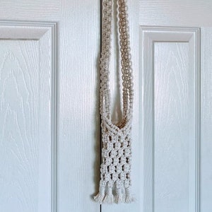 Macrame Crossbody Phone Pouch