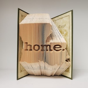 Louisiana Home Art - Folded Book Art