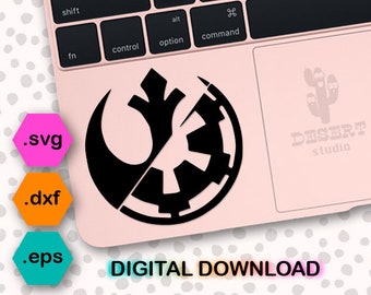 rebel logo dxf, rebel alliance svg, Galactic Republic, Republic svg, Republic dxf, rebel logo cut, rebel logo cricut, rebel logo cameo