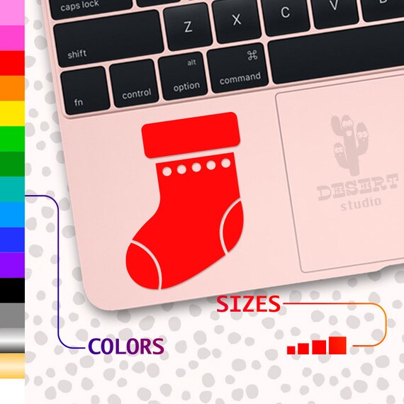 40 sale christmas sock laptop decal gift sock mac or ipad etsy mac christmas sale