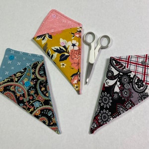 Small Scissors Keeper for Crochet or Embroidery scissors