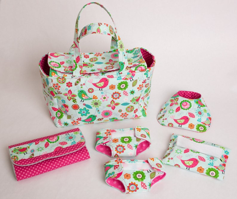 doll diaper bag set