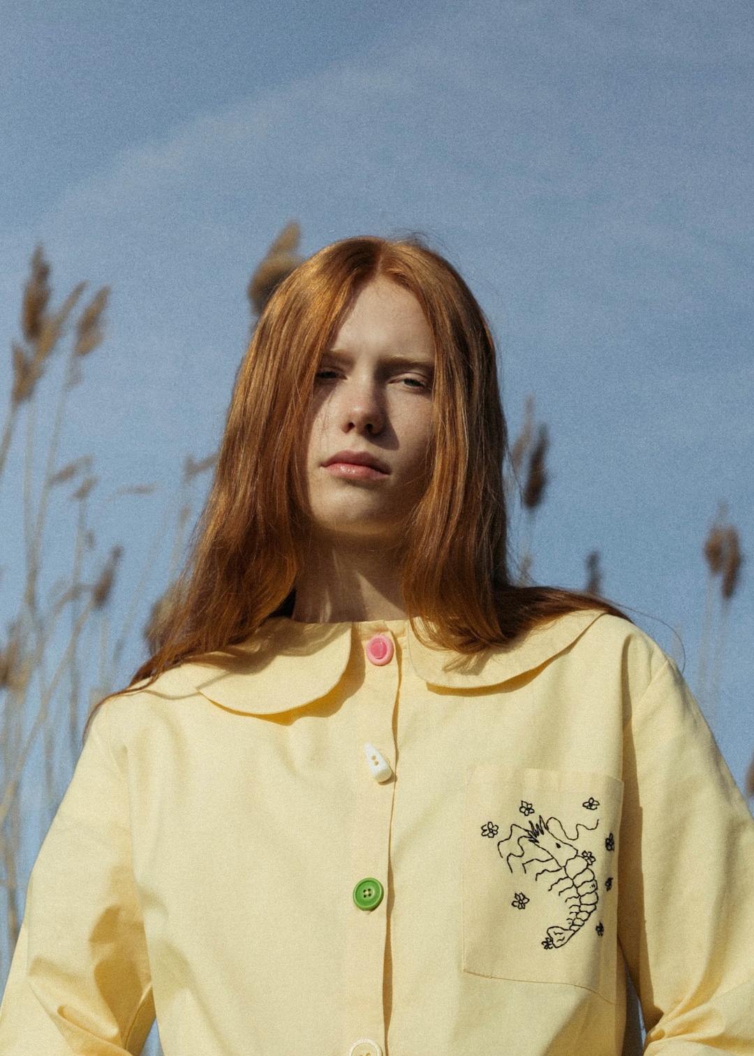 Yellow - Jacquard Cotton Top & Pyjama Night Suit Set