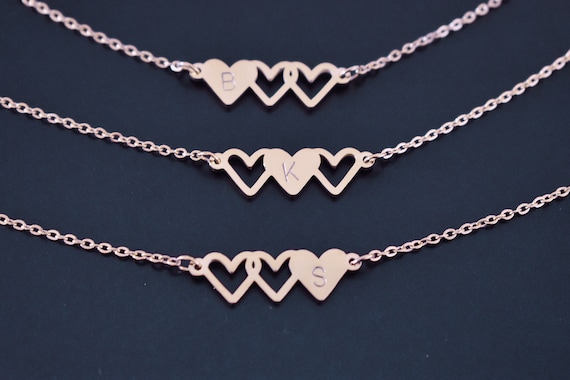 Custom Mom and 2 Daughter Necklace 
