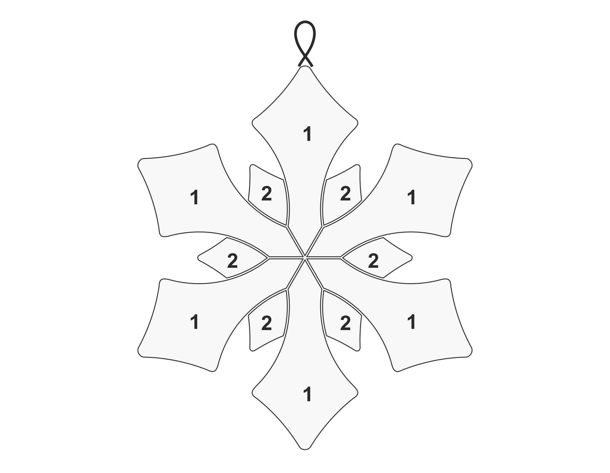 Pattern Christmas Snowflake Stained Glass PDF Download - Etsy
