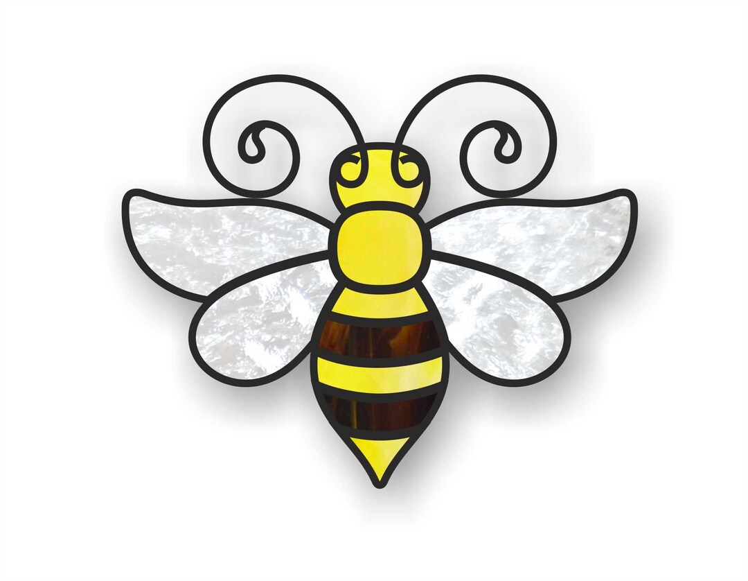 Bee Stained Glass Digital Pattern, PDF File Hobby License - Etsy