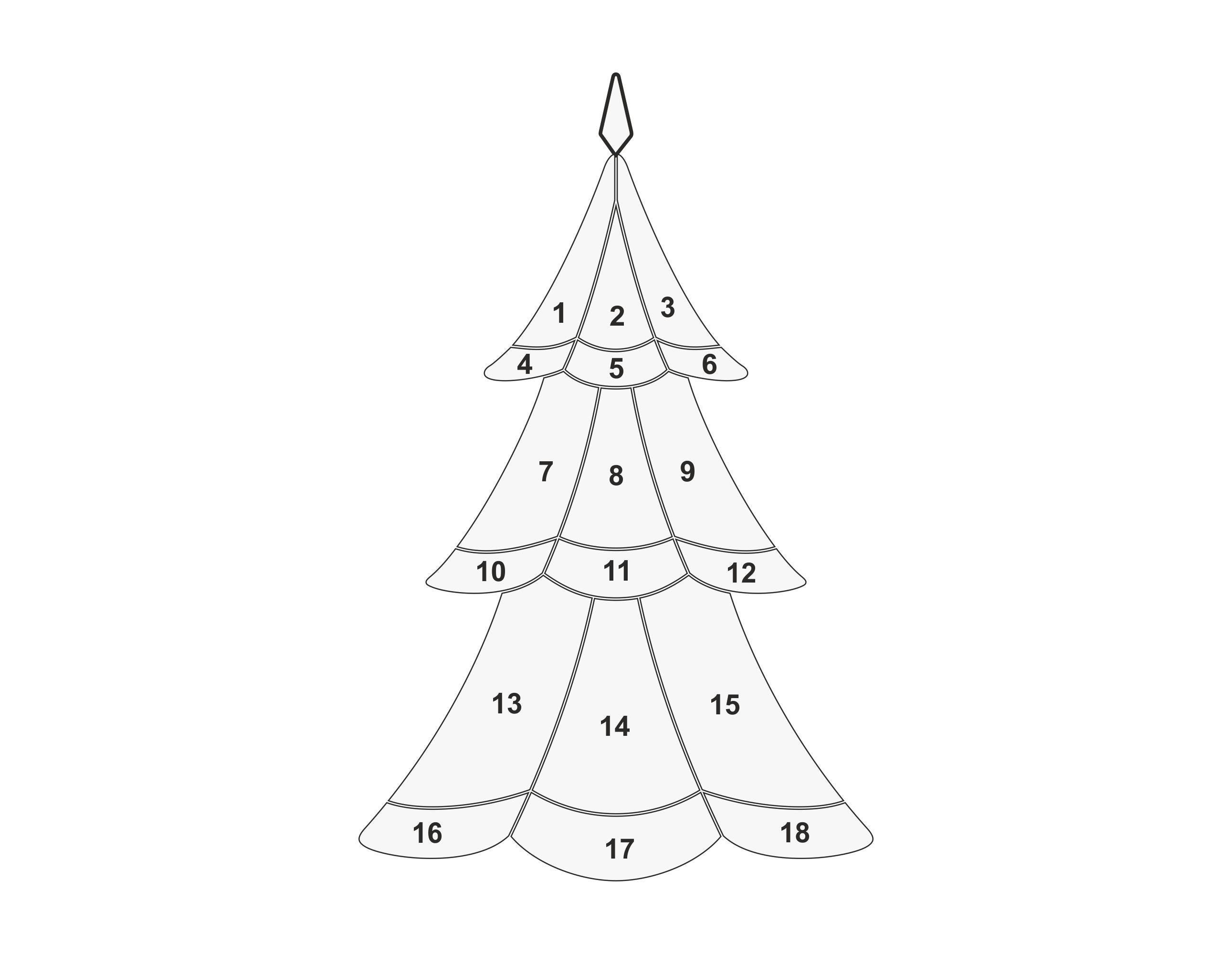 Stained Glass Christmas Tree Ornament Digital Pattern, PDF Download ...