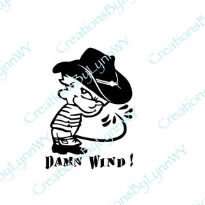 Damn Wind! Cowboy kid