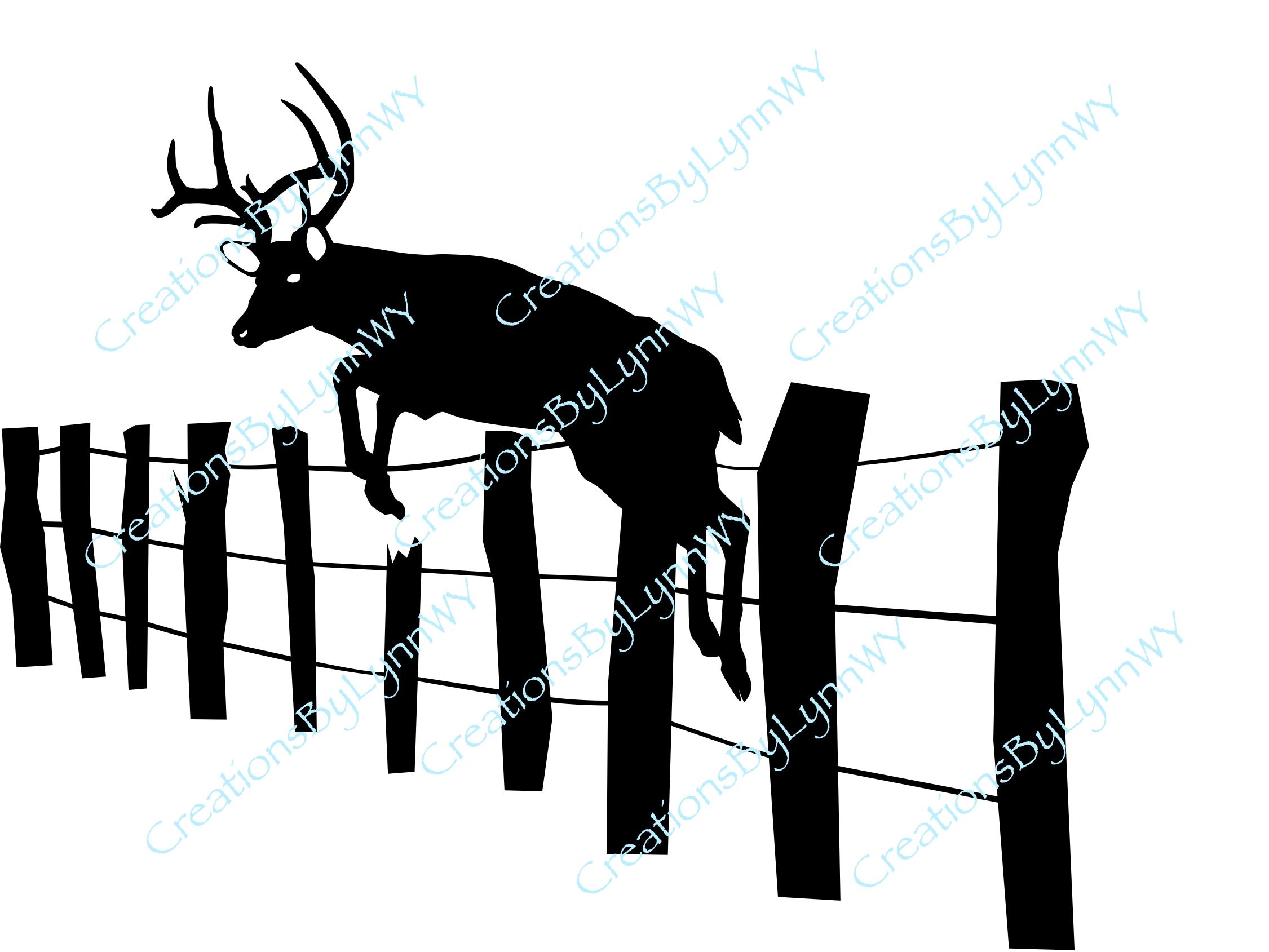 Buck Jumping Fence Etsy