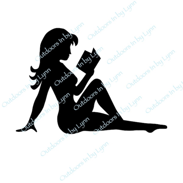 Mudflap girl reading pattern