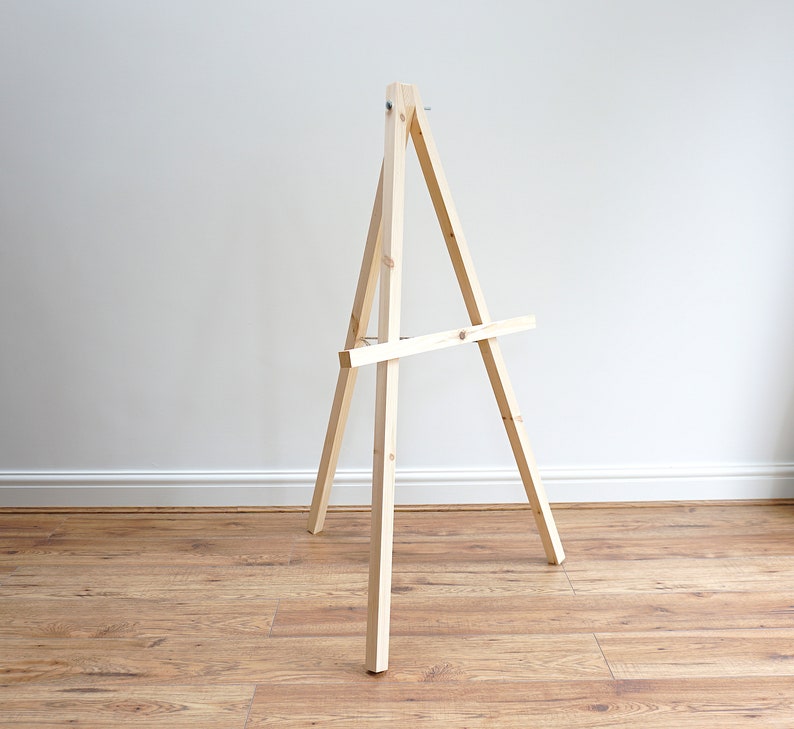 Large Wooden Easel Display Stand for Artwork Events Etsy UK