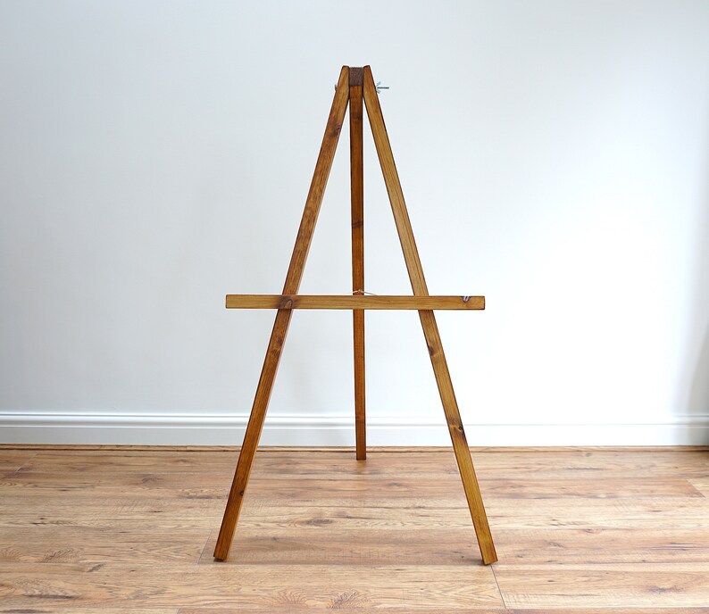 Large Wooden Easel Display Stand for Artwork Events Etsy UK