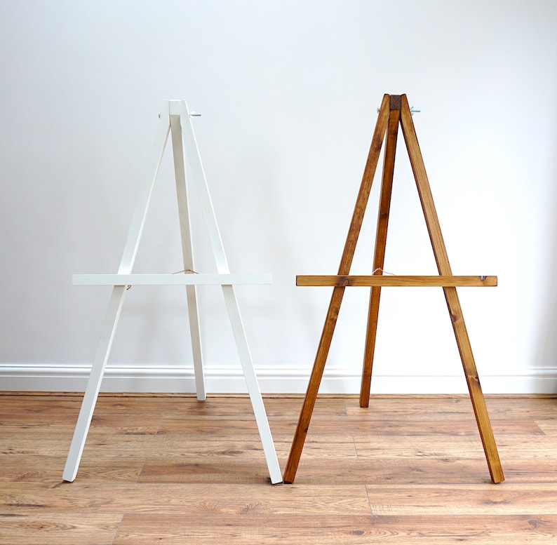 Large Wooden Easel Display Stand for Artwork Events Etsy UK