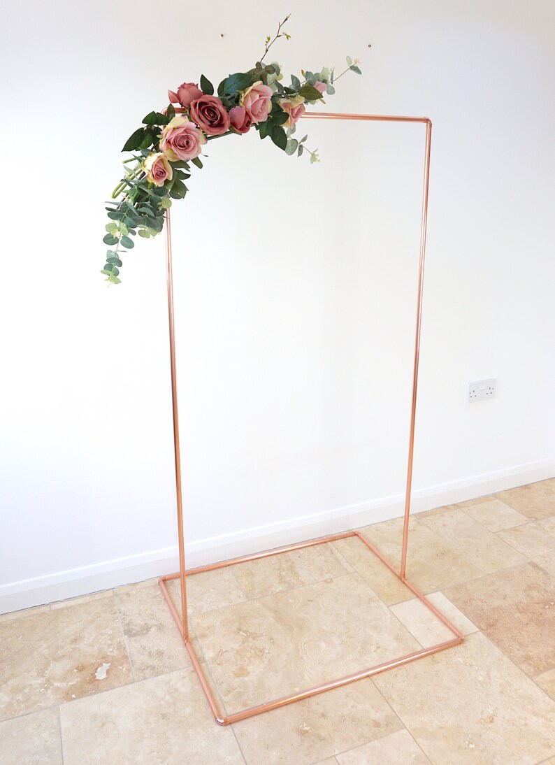 Copper Wedding Arch Frame Stand Copper Pipe With Hooks / Etsy UK