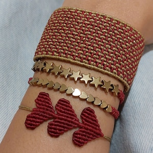 Macrame Bracelets, Macrame Bracelets With Hematite Stones
