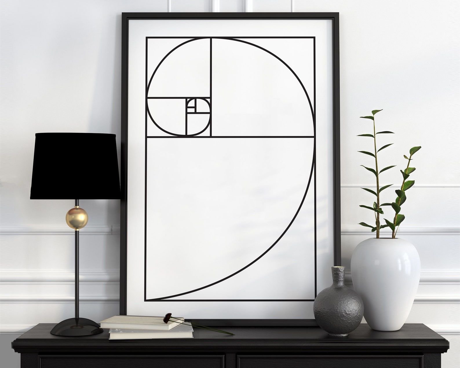 Golden Ratio Print Geometric Wall Art Modern Wall Art Etsy