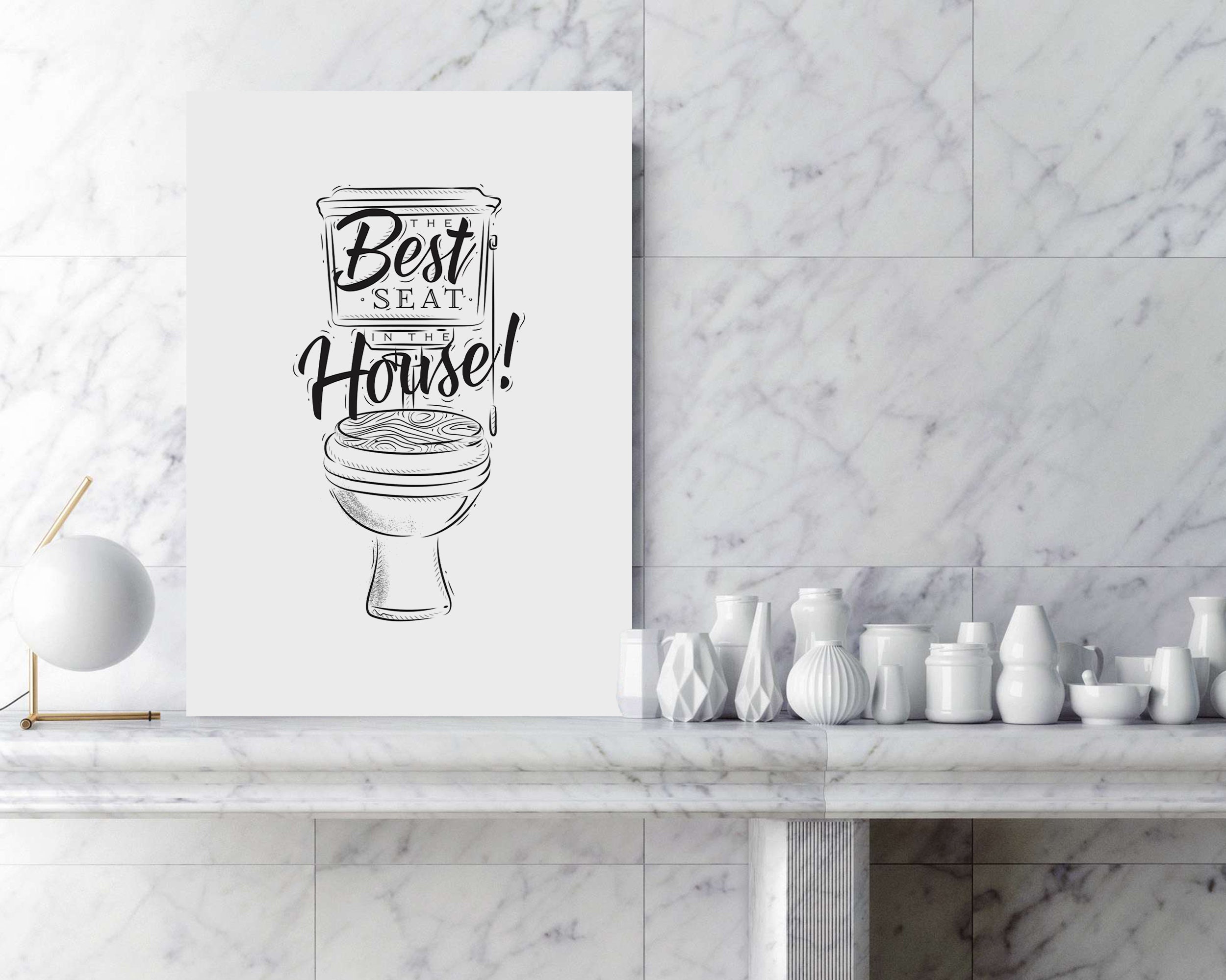 Badezimmer Wanddekoration Druckbares Schild Druckbares | Etsy