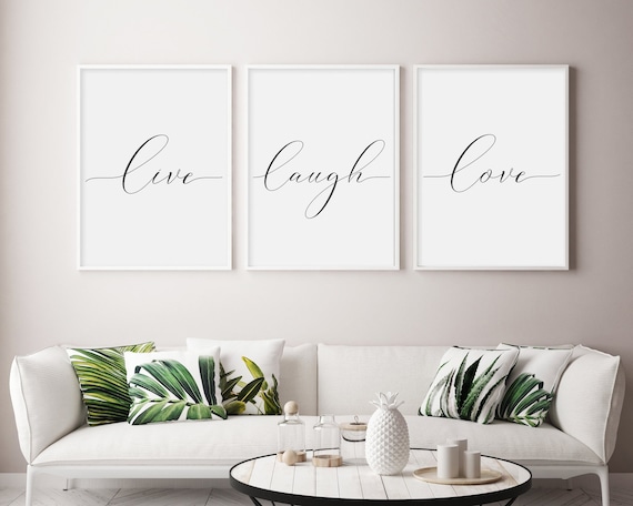 live laugh love wall signs