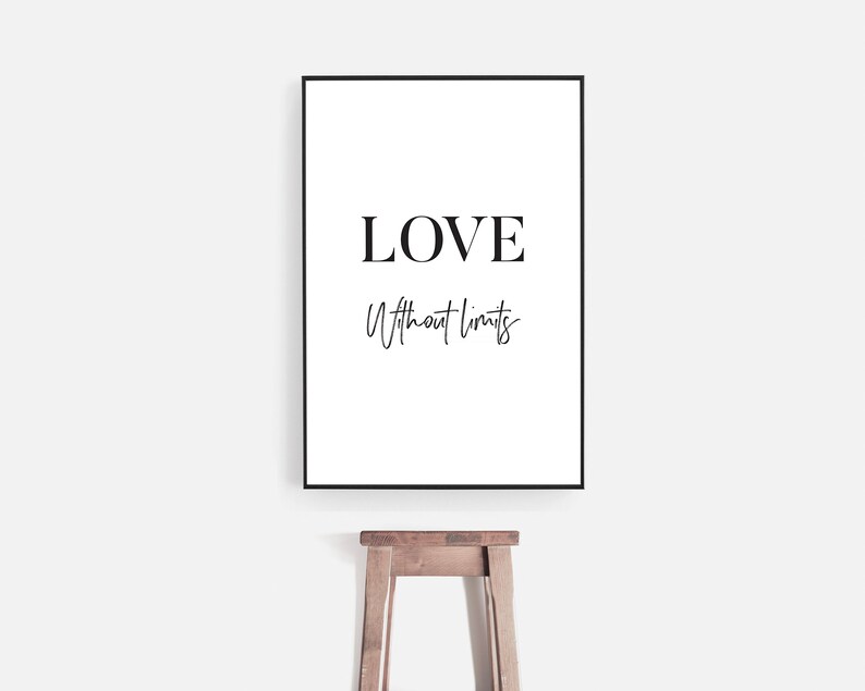 Download Dream Without Fear Wall Art Love Without Limits Print Set ...
