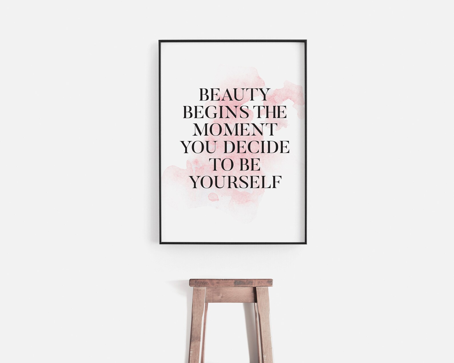 Beauty Quote Wall Art Printable Beauty Quote Print Etsy