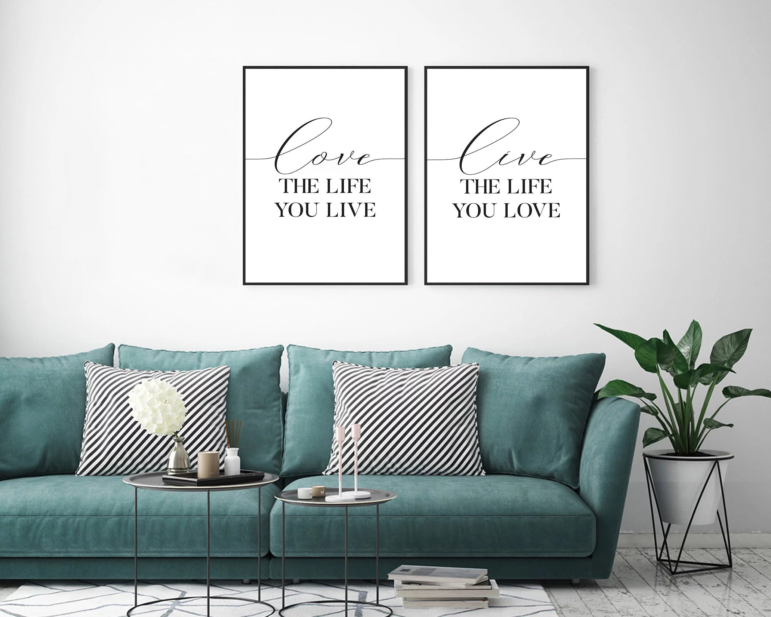 Love The Life You Live Live The Life You Love Inspirational Etsy Love The Life You Live Live The Life You Love Inspirational Etsy