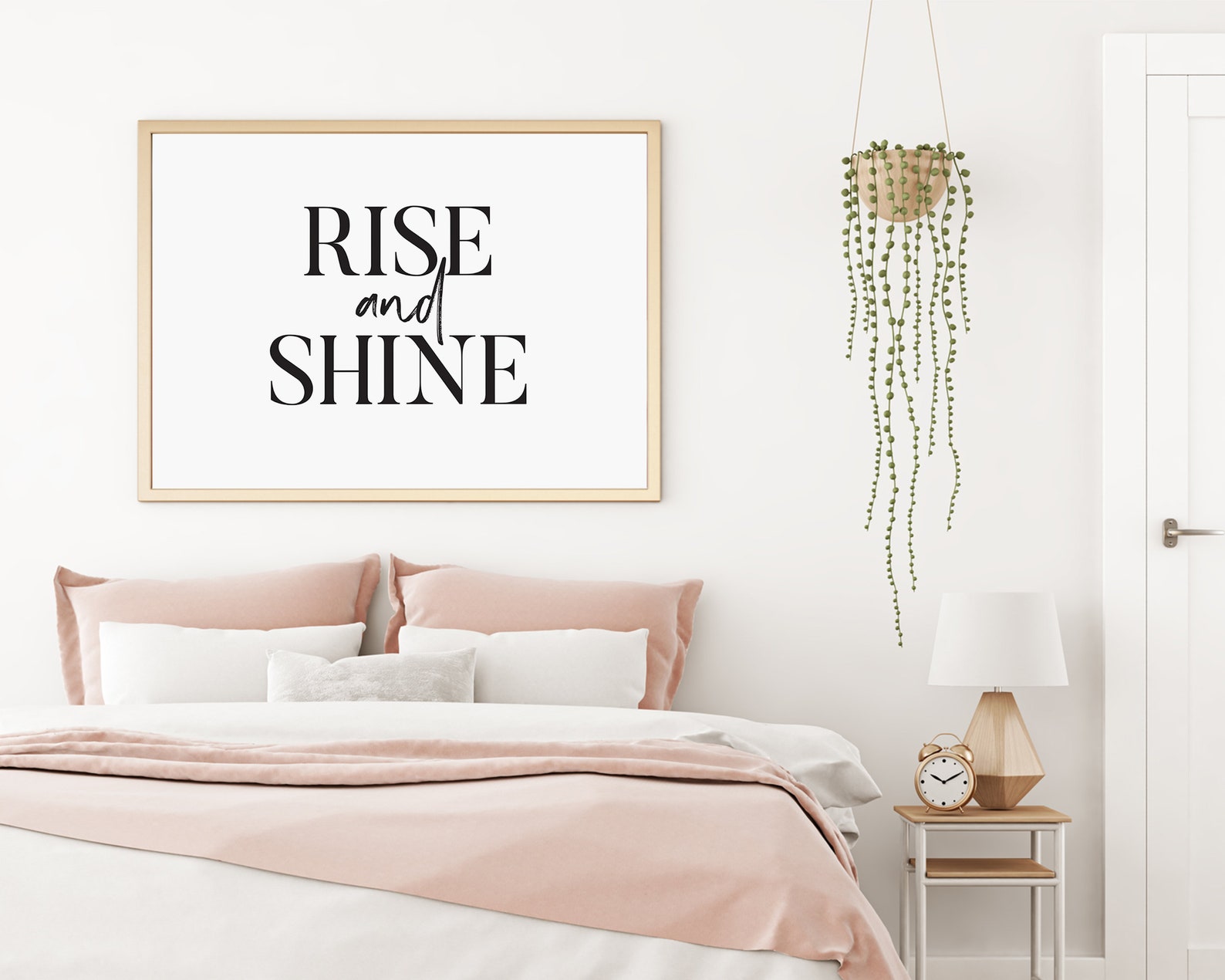 Rise and Shine Wall Art Rise and Shine Print Bedroom Decor Etsy