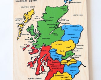 Jigsaw Map of Scotland