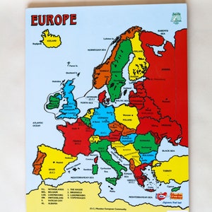 Jigsaw Mappa dell'Europa