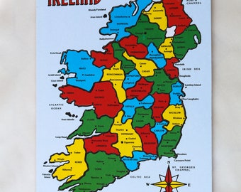 Rompecabezas Mapa de Irlanda