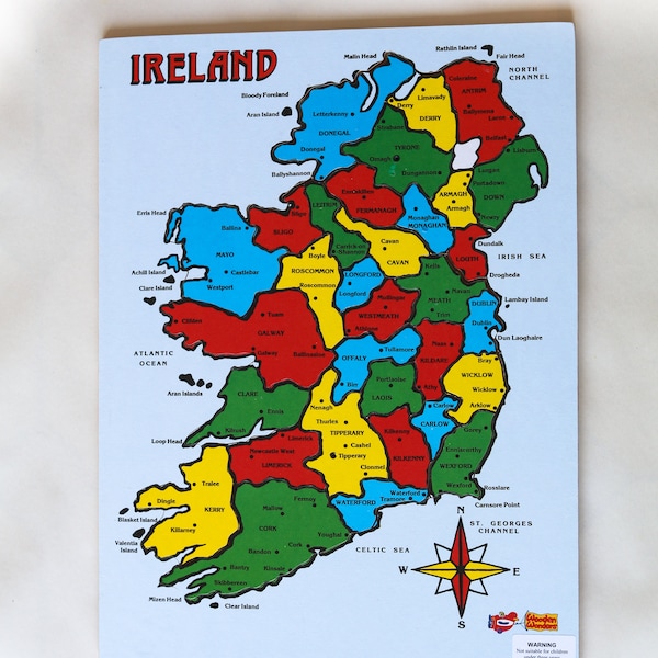 Landkarte Irland