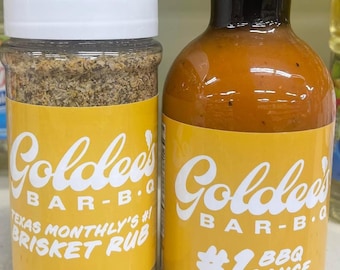 Goldees BBQ Brisket Rub & BBQ Sauce Combo